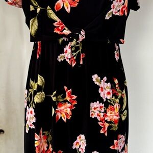 Tommy Bahama "Petal of Honor" cap-sleeve dress